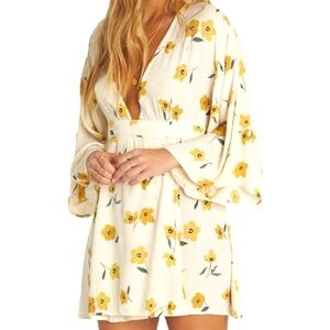 🎉HP!!!🎉 Billabong Relax On High Floral Printed Wrap Dress